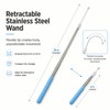 ZAYLUMO Cat Wand Toy Set, Retractable Stainless Steel Wand with