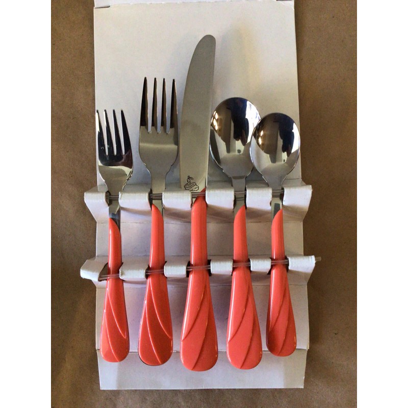 Fiesta GENUINE FIESTA 1991 *PERSIMMON F-114* SWIRL 5 PC STAINLESS