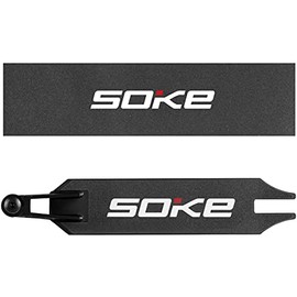 SOKE Evo Street Griptape Sandpaper for Scooters, 47 x 10.5 cm, Heavy Duty Grip Tape, Better Grip, Adjustment, Performance Driving Tricks