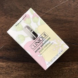 Clinique Acne Solutions Liquid Makeup 18 Fresh Cream Caramel 1oz. New Foundation