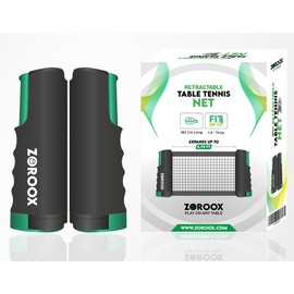 ZOROOX Table Tennis Net | Portable | Retractable | Easy Install Portable Table Tennis Net for Any Table. Easy to install & Durable