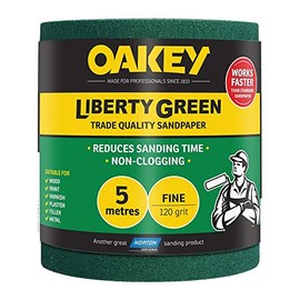 Liberty Green Sanding Roll 115mm x 5m Fine 120g
