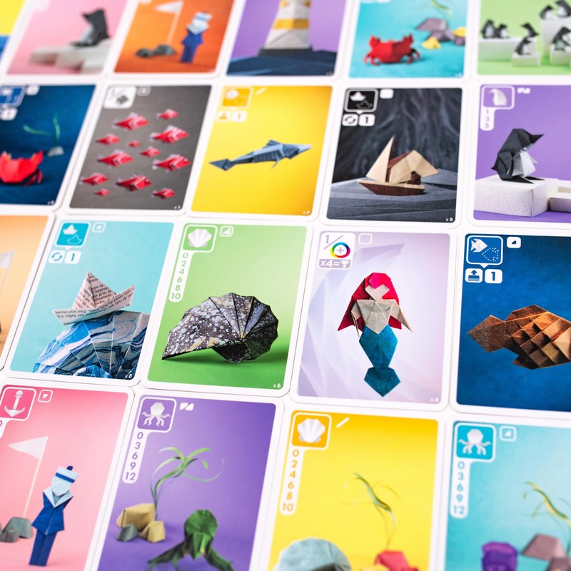 Pandasaurus Games Sea Salt and Paper Card Game - Ocean-Themed