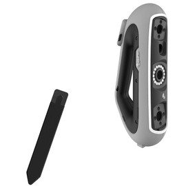 BoxWave Stylus Pouch Compatible with Peel 3 3D Scanner - Stylus PortaPouch, Pen Stylii Holder Carrier Portable Self-Adhesive - Jet Black