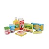 Melissa & Doug Fridge Food Wooden Play Food Set -