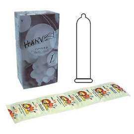 業務用コンドーム ハーベストシュアーＬサイズ（内気なドン）　144個入（中西ゴム）