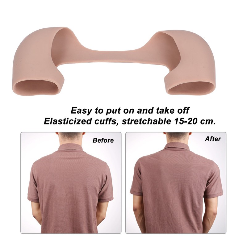Silicone Shoulder Pad Concealed Soft Elastic Breathable Silicone Anti Slip