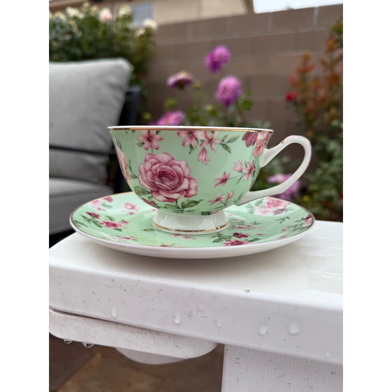 Three Black Cats Bone China "You've been poisoned- Bye" Tea