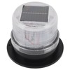 Solar Beacon Light Caution Light 8 LED Dusk to Dawn