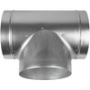 8" Inch T-Shape Ducting Splitter - 90 Degree Galvanized Steel