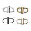 Ruwado 4 Pcs Adjustable Metal Buckles Strap Shorten Clasps Chain