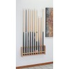 Wooden Mallet, 10, Unfinished Pool Cue Rack