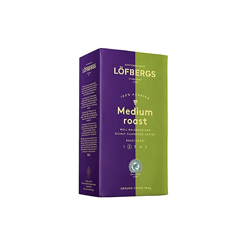 Lofbergs - Medium Roast Ground Coffee 17.6oz/500g