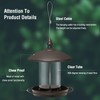 Youvip Metal Roof Bird Feeder - Chew Proof for Outdoor