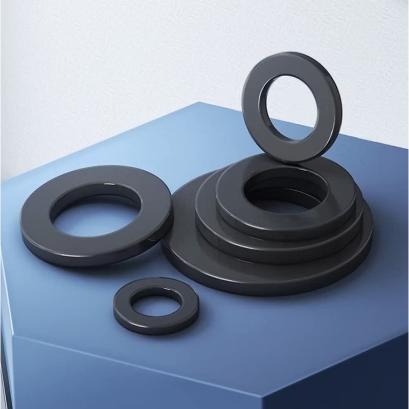 FEEIMOL Plastic Flat Washers Black Nylon Washers M3 x 12