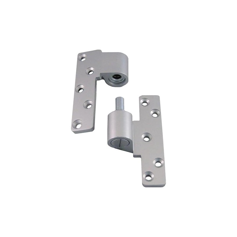 Pivot Hinge, Right Hand, Clear Aluminum