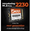 DATO 512GB SSD M.2 2230, NVMe 1.3 PCIe Gen3x4, Internal