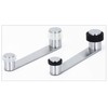 HERRAJES EVI Swivel Door Stop, Large Door Retainer, Stainless Steel,