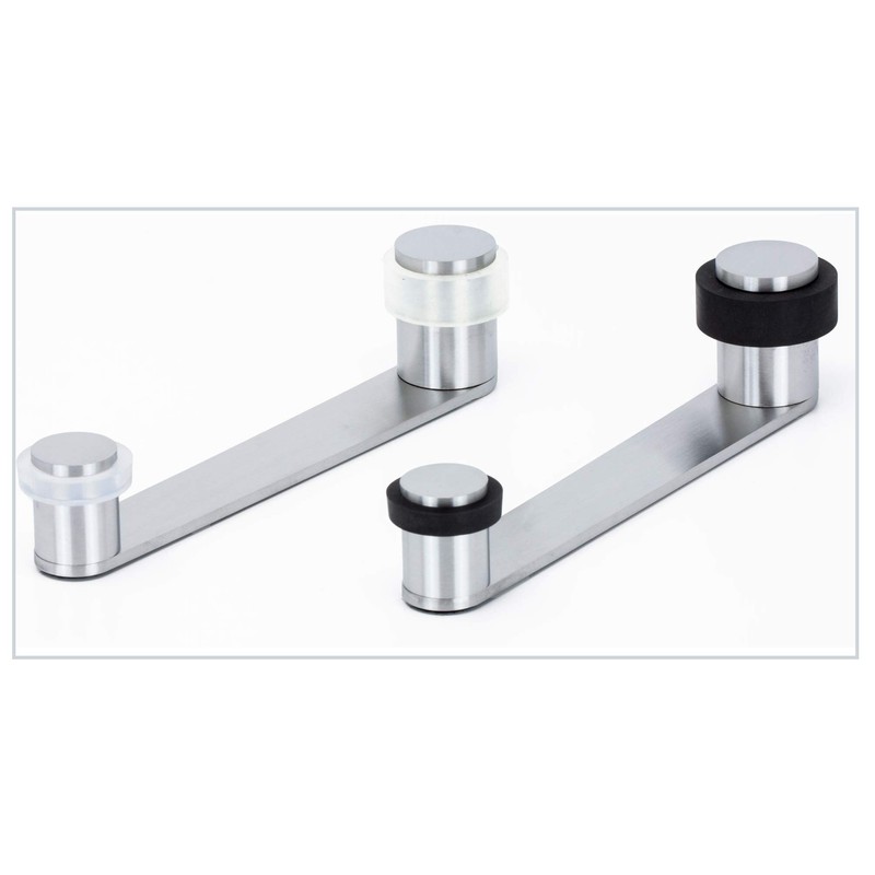 HERRAJES EVI Swivel Door Stop, Large Door Retainer, Stainless Steel,