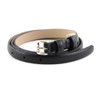 Abro Leather Adria Women's Belt W85 Black/Gold, Black / Gold