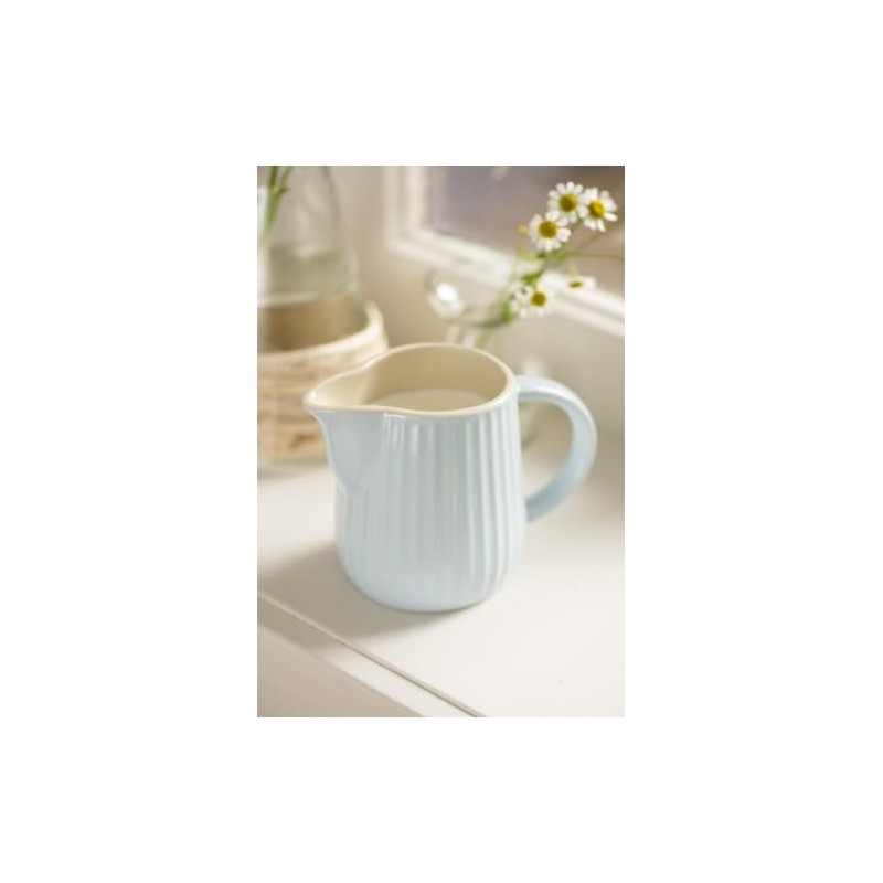 IB Laursen Milk Jug Mynte Stillwater Blue Ceramic Cream Jug