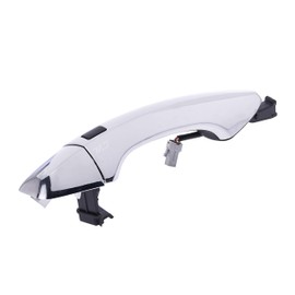 Outside Exterior Door Handle w/Cap Cover, Fits for 2013-2019 Hyundai Santa Fe & Santa Fe Sport Front Left/Driver's Door (With Smart Key), Replaces OEM 82651-2W710, 82652-2W010, 69037