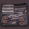 Barber Haircut Kit,Flat Shears Tooth Shears - Thinning Scissors, Hair