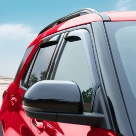 Voron Glass in-Channel Extra Durable Rain Guards for Ford Explorer 2020-2026, Window Deflectors, Vent Window Visors, 4 Pieces - 200715