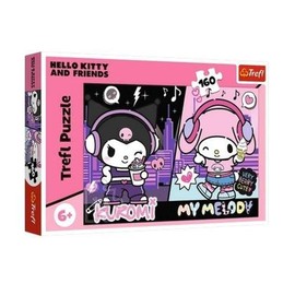 Trefl - Kuromi, Kuromi Government - Puzzle 160 Pieces - Colourful Puzzle with Heroes Fairy Tales, Creative Leisure, Fun for Children from 6 Years