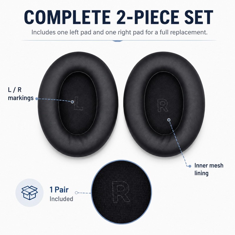 QuietComfort Ultra Replacement Earpads for Bose QC Ultra (2nd Gen)