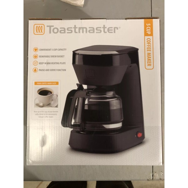 Toastmaster 5 Cup Coffee Maker TM-545CMKL BRAND NEW IN BOX