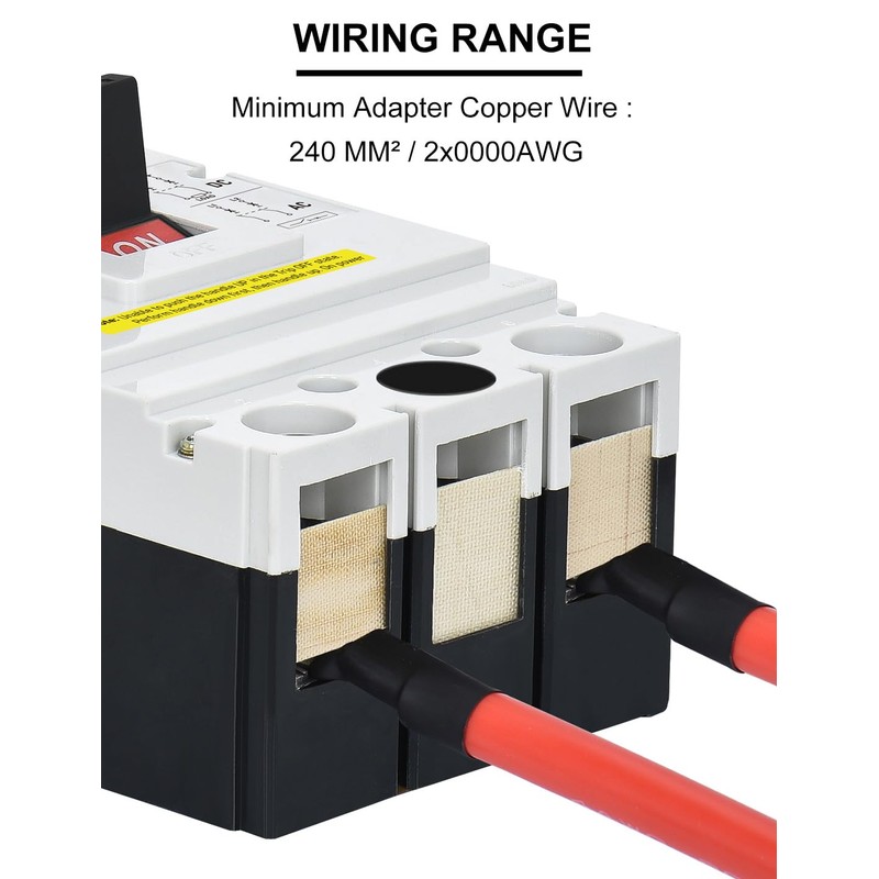 DIHOOL Heavy Duty Battery Disconnect Switch, 400 Amp DC Circuit