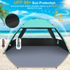 Gorich Beach Tent Sun Shelter for 3/4-5/6-7/8-10 Person with UPF
