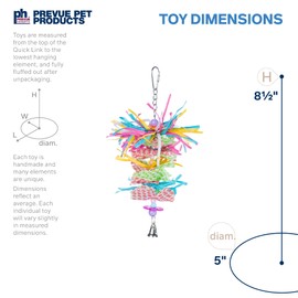 Pervue Pet Products Sound & Movement Miami Frost Bird Toy 62674