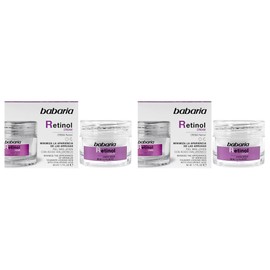 Babaria Retinol Face Rejuvenator - Night Cream Face Moisturizer - Anti Aging Cream with Hyaluronic Acid for Wrinkle Reduction and Firmness - 2 pc
