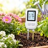 3-in-1 Digital Soil Tester with Backlit Display, pH Moisture &
