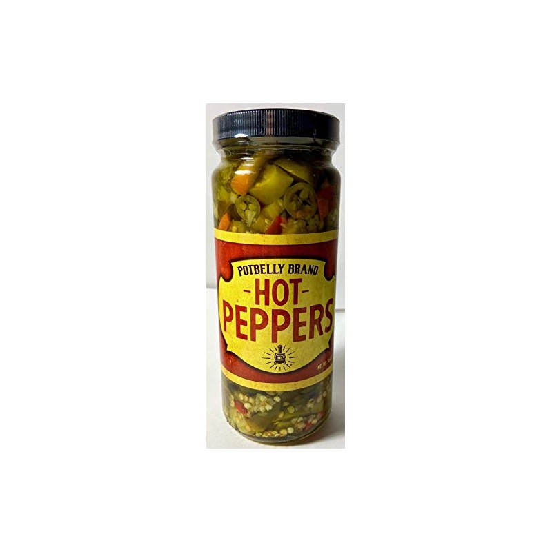 Potbelly Sandwich Shop Brand Hot Peppers 16 Oz (1 Jar)
