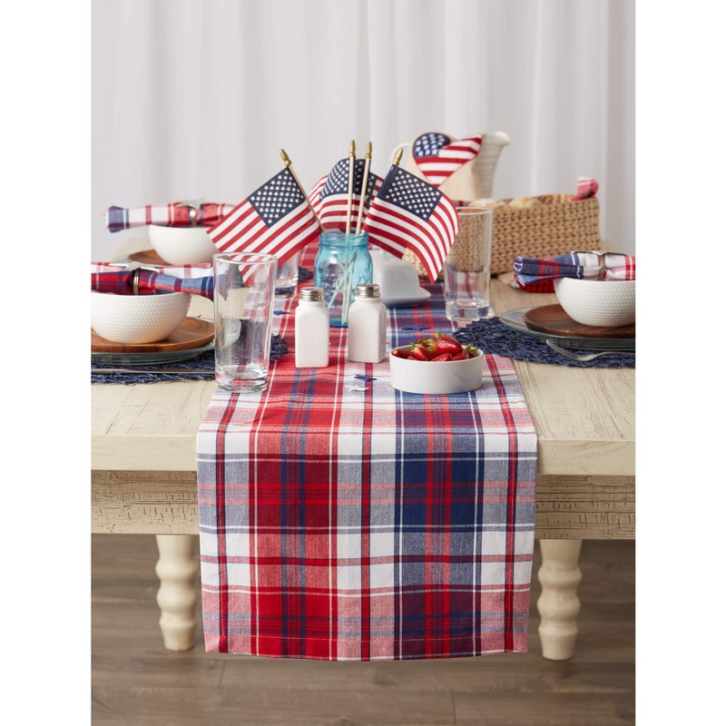 DII Americana Plaid, colección de Mesa, Camino de Mesa, 14