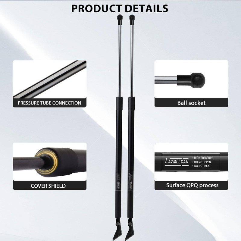 Lazmllcan 2pcs Rear Liftgate Lift Supports Struts Shocks Compatible with
