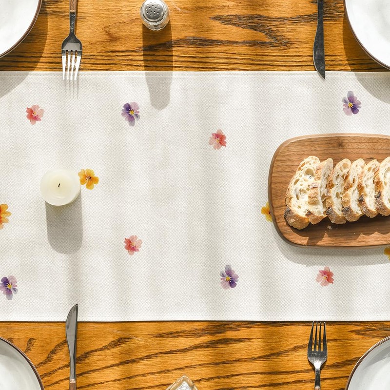 Bloom Flower Tree 210 GSM Hello Spring Table Runner, Seasonal