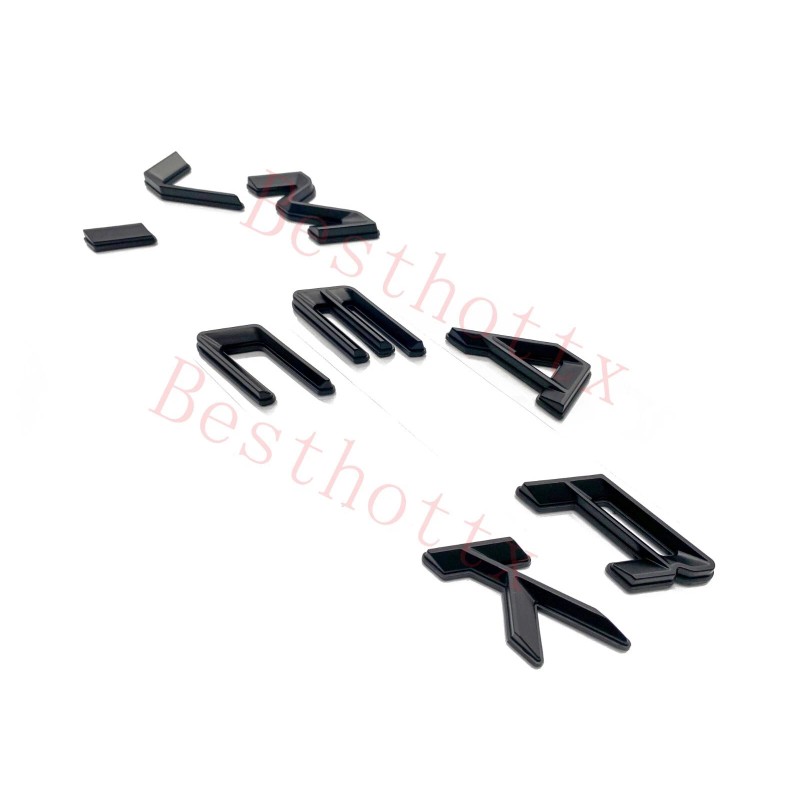 TD Matte Black letters compatible with FORD MAVERICK 2022 23