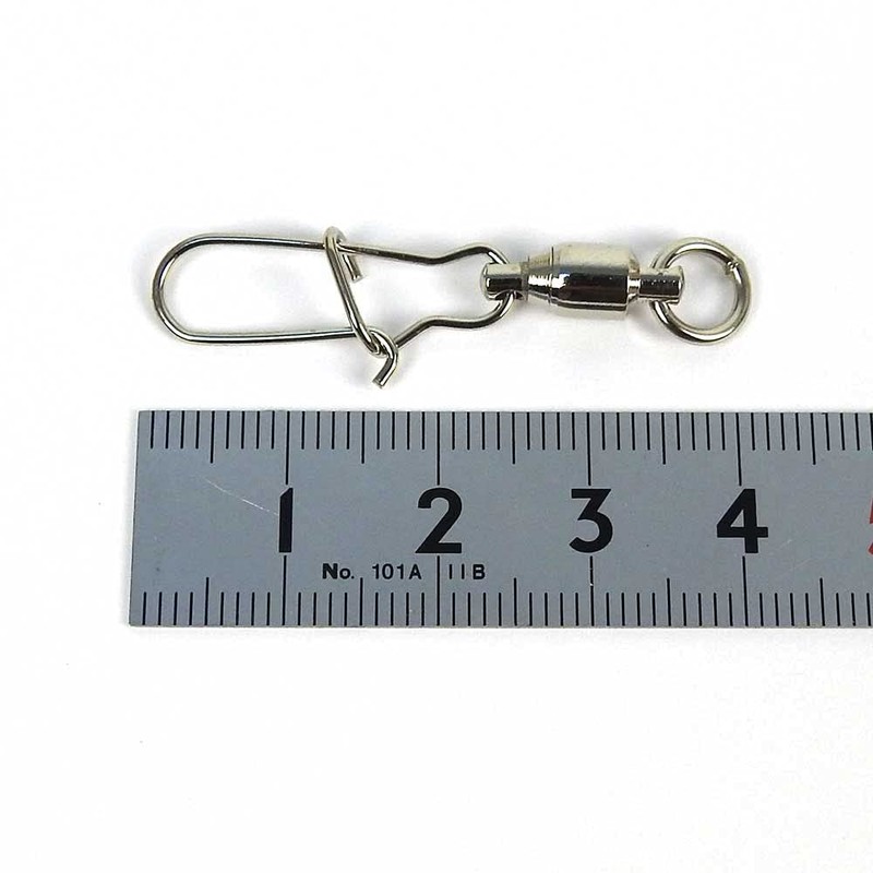 Quick Snap Ball Bearing Swivels Stainless Steel (15 Pieces, No.
