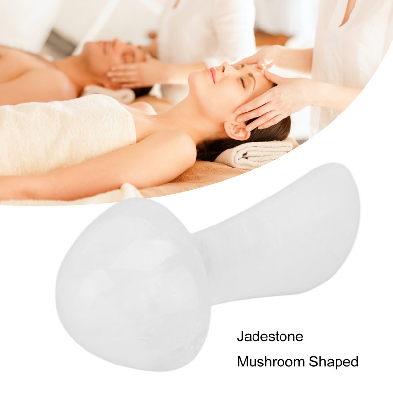 Mushroom Shape Massage Stones Gua Sha Massage Jadestone Scraping Stone