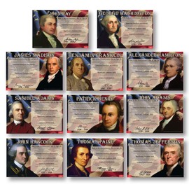 Teacher's Discovery Founding Fathers ~ Set of 11 Posters