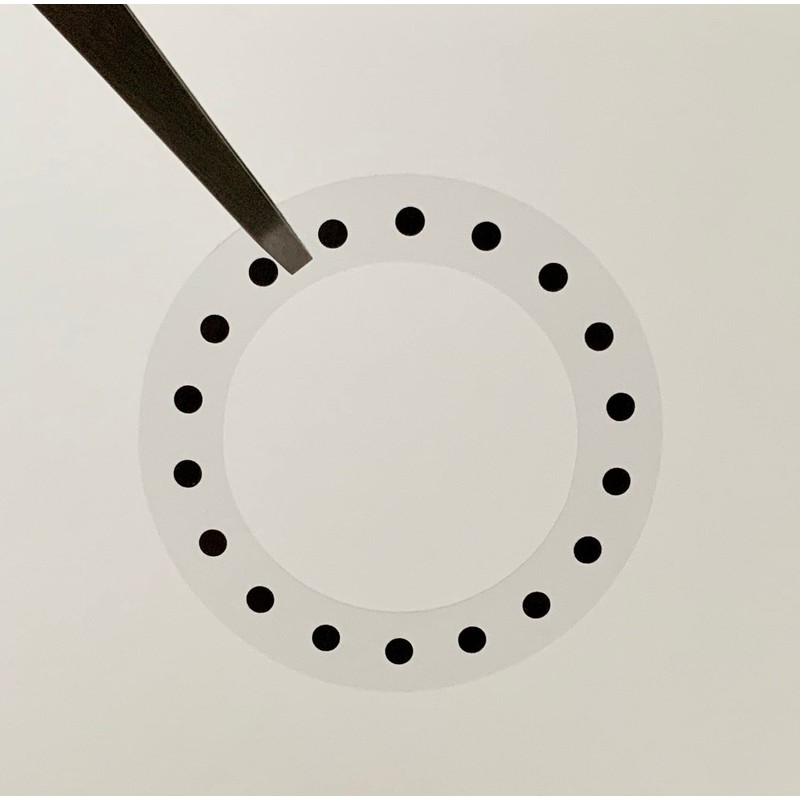 CookerStickers UK Replacement Oven Stickers. Black on Transparent PVC