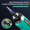 GRENPRO Electric Screwdriver Set Rechargeable, 3.6V Cordless Screwdriver Kit with