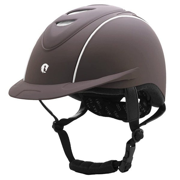 Klaus Horse Riding Helmet LISBOA (Brown) 21.7 - 24.4 inches