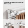 Outside Mounted Blinds Curtain Rod Bracket 1.3-2" Adjustable, Easy Install