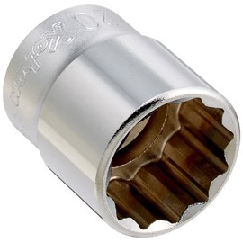 Koken 3/8 (9.5 mm) SQ. 12 Socket 0.8 inch (20 mm) 3405M-20
