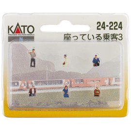 KATO Nゲージ 座っている乗客3 24-224 ジオラマ用品